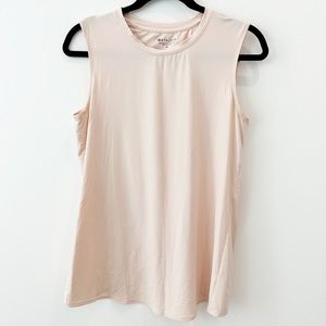 ATHLETA | Pink Open Back Tank Top Size S